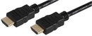 PRO Signal PSG91341 Audio / Video Cable Assembly Hdmi Plug 0.49 ft 150 mm Black
