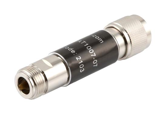 L-COM LCAT1007-07 RF Attenuator N MALE-FEMALE 50 OHM New
