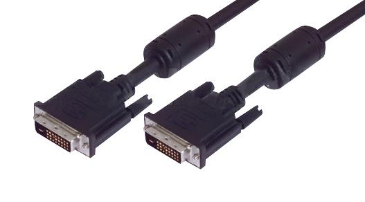 L-COM CTLDVIDMMLZ-10 Audio / Video Cable Assembly DVI-D (Dual Link) Plug 10 ft 3.05 m New