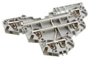 Entrelec - TE Connectivity 1SNK705511R0000 1SNK705511R0000 DIN Rail Mount Terminal Block 6 Ways 12 AWG 2.5 mm&Acirc;&sup2; Clamp 22 A