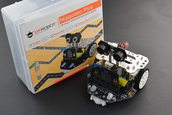 Dfrobot MBT0021-EN MBT0021-EN Advanced Stem Education Robot Micro:Maqueen Plus Micro:bit Board
