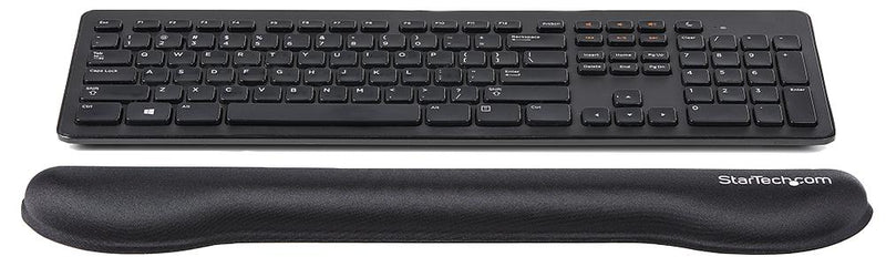 Startech Wrstrst Wrist Rest Black Foam Keyboard Plastic Mesh Fabric