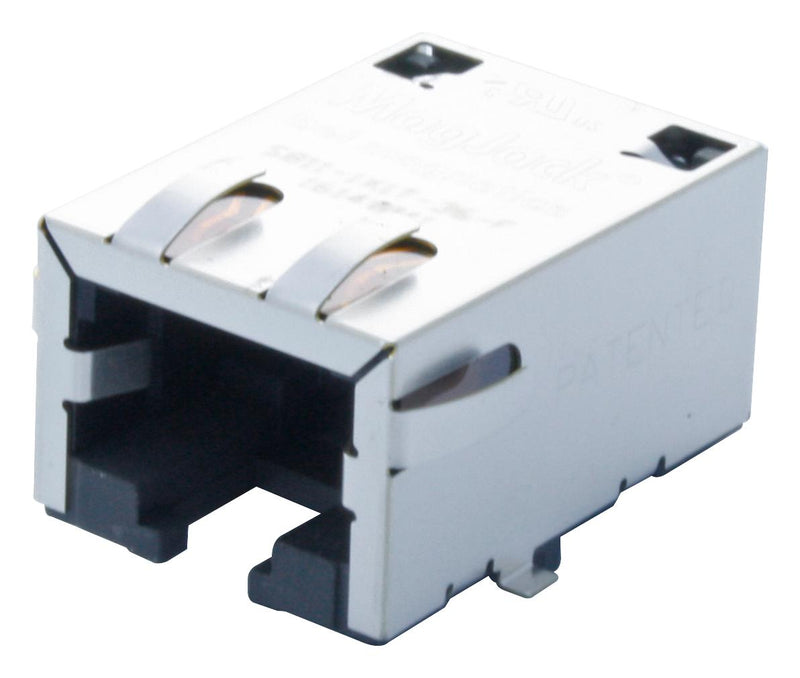 BEL Magnetic Solutions S811-1X1T-36-F Modular Connector RJ45 Jack 1 x (Port) 8P8C Cat5 Surface Mount