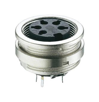 Lumberg KFR 80 Circular Connector 8POS Plug Panel