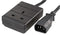 PRO Elec PEL01255 Mains Power Cord 2 m 10 A 250 V Black