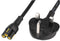 Volex 152610/2 152610/2 Mains Power Cord With Fuse Plug UK to IEC 60320 C5 2 m 5 A Black - 152610