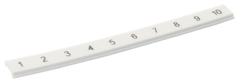 Phoenix Contact ZBF 6LGSFORTL.ZAHLEN 1-10 Terminal Block Marker Zack Strip Modular Blocks 6.2 mm