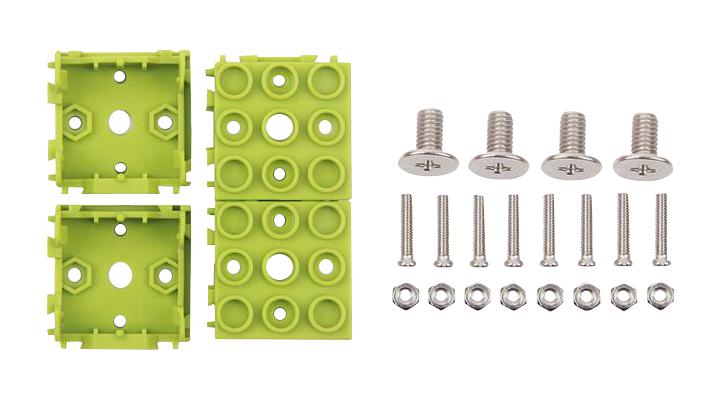 Seeed Studio 110070023 Green Wrapper 1x1 ABS 4/Pack Grove Modules