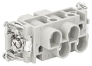 Multicomp PRO MP009598 Heavy Duty Connector Combination MP-HK Inserts Insert 6+PE Contacts 16B Receptacle