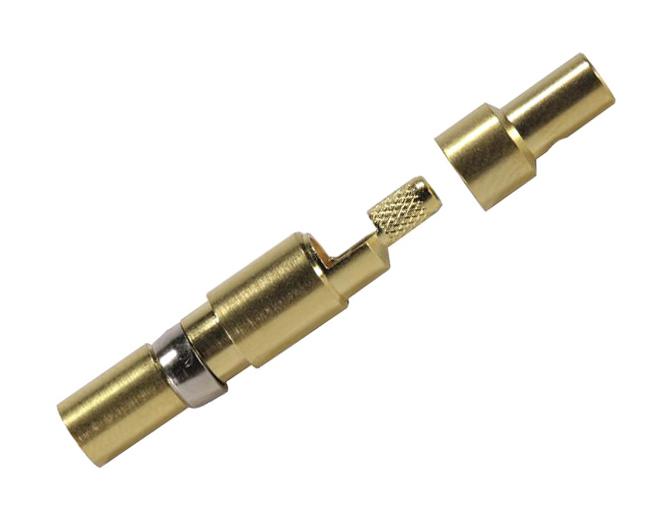 Harting 09030006181. RF Coax Contact PIN CRIMP/SOLDER New