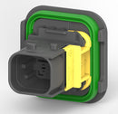 TE Connectivity 1-1703820-1 Automotive Connector Housing Heavy Duty Sealed Series Plug 6 Ways