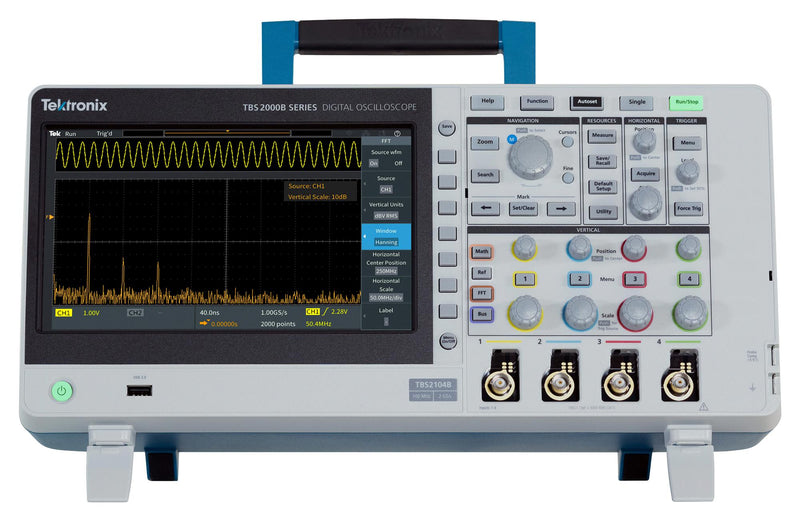 Tektronix TBS2204B TBS2204B Digital Oscilloscope TDS2000C Series 4 Channel 200 MHz 2 Gsps 5 Mpts