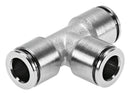 Festo NPQH-T-Q12-Q10-P10 Pneumatic Fitting Push-In T-Fitting 20 bar 12 mm Brass Npqh
