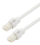 L-COM TRM695A-WHT-25F TRM695A-WHT-25F Enet Cable CAT6A RJ45 PLUG-PLUG 25FT New