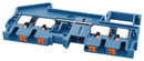 Phoenix Contact PT 25-QUATTRO BU DIN Rail Mount Terminal Block 4 Ways 26 AWG 12 mm&Acirc;&sup2; Push In 28 A