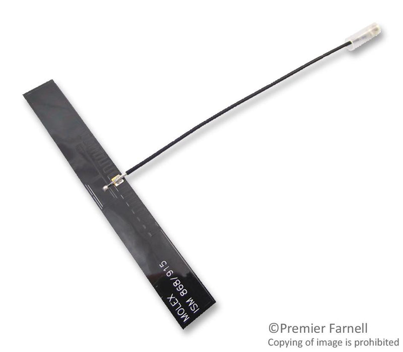 MOLEX 105262-0003 ANTENNA, ISM, 868/915 MHZ, 200MM