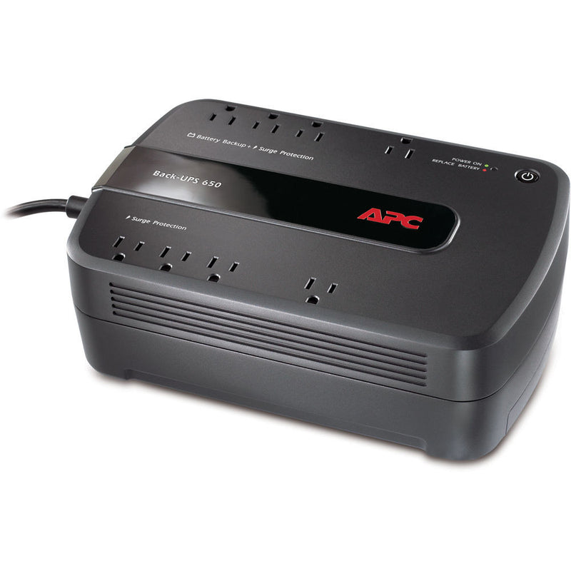 APC Back-UPS 650 8 Outlet Surge Protector and Battery Backup (120V)