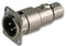 NEUTRIK NA3MDF XLR Audio Adaptor, D Shape Series, XLR Plug, XLR Receptacle