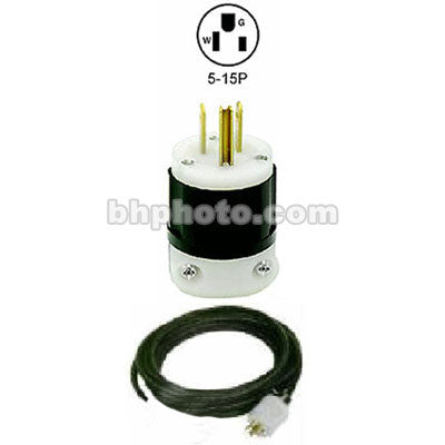 Altman Extension Cable, 2-Pin Plus Ground 1 Edison Connector, 20 Amp - 50'