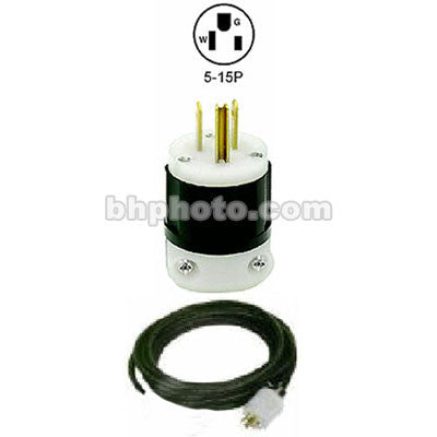 Altman Extension Cable, 2-Pin Plus Ground 1 Edison Connector, 20 Amp - 75'