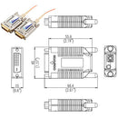 Apantac DVI-XX-SC - Single Link DVI-D Extender (Tx and Rx Without Fiber)