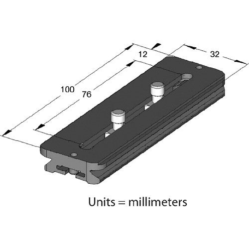 Arca-Swiss Slidefix 100 QR Camera Plate (100mm)