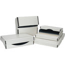 Archival Methods Drop-Front Archival Storage Box (20.5 x 24.5 x 1.5", Black)