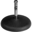 Atlas Sound DS-5 - Round Base Desk Stand - Height: 5" (12.7cm) (Chrome)