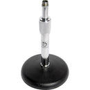 Atlas Sound DS-7 - Adjustable Round Base Desk Stand - Height: 8 - 13" (20.32 - 33.02cm) (Chrome)