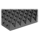 Auralex Studiofoam Pyramid-22 (Charcoal Grey, 12-Pack)