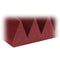 Auralex 4" Studiofoam Wedge-24 (Burgundy) - 24" x 48" x 4" Acoustic Absorption Panel - 6 Pieces