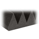 Auralex 4" Studiofoam Wedge-24 (Charcoal Gray) - 24" x 48" x 4" Acoustic Absorption Panel - 6 Pieces
