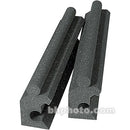 Auralex MAX-Wall CornerCouplers (Charcoal Gray) - Allows MAX-Wall Panels to be Attached at 90 Degree Angle - 12 Units