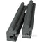 Auralex MAX-Wall CornerCouplers (Charcoal Gray) - Allows MAX-Wall Panels to be Attached at 90 Degree Angle - 12 Units