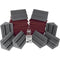 Auralex Project 2 Roominators Kit - (Burgundy/Charcoal)