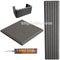 Auralex SFS-112 SonoFlat System (Charcoal Gray) - 24 2" SonoFlat Panels (Charcoal Gray,) 4 SonoColumns (Charcoal Gray,) 4 SonoCollars (Charcoal Gray) and 5 Tubes of TubeTak Pro Adhesive