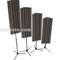Auralex Stand-Mounted LENRD (Charcoal Gray) - 48" Stand-Mounted Bass Trap - 4 Pieces with Stands