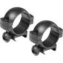 Barska Weaver-Style Rings (1", Aluminum, Low, Matte Black)