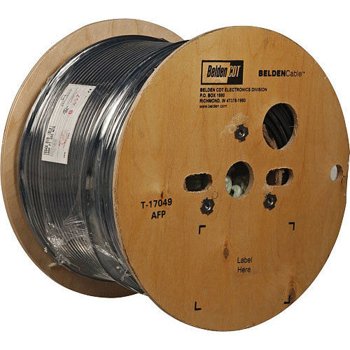 Belden 1192A Multi-Conductor - Four-Conductor Star Quad, Low-Impedance Cable (500', Black)
