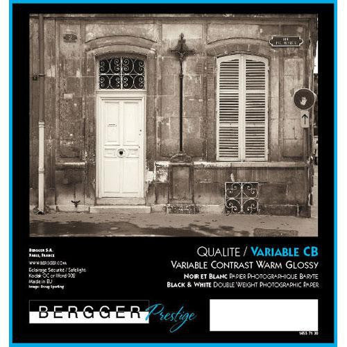 Bergger Prestige Variable CB Warmtone Baryta Paper (Glossy, 11 x 14", 25 Sheets)