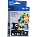 Brother LC75BK Innobella High Yield XL Black Ink Cartridge