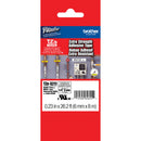 Brother TZeS211 Tape with Extra-Strength Adhesive for P-Touch Labelers (Black on White, 0.23" x 26.2')