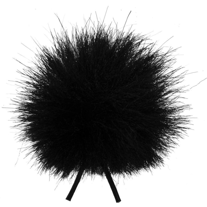 Bubblebee Industries Windbubble Miniature Imitation-Fur Windscreen (Lav Size 1, 28mm, Black)