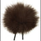 Bubblebee Industries Windbubble Miniature Imitation-Fur Windscreen (Lav Size 2, 35mm, Brown)