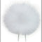 Bubblebee Industries Windbubble Miniature Imitation-Fur Windscreen (Lav Size 2, 35mm, White)