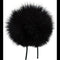Bubblebee Industries Windbubble Miniature Imitation-Fur Windscreen (Lav Size 3, 40mm, Black)