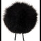 Bubblebee Industries Windbubble Miniature Imitation-Fur Windscreen (Lav Size 4, 42mm, Black)
