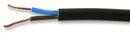 PRO POWER 2182Y-0.5MMBLK Multicore Unscreened Cable, Flexible, Round, Per M, Black, 2 Core, 0.5 mm&sup2;