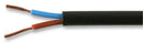 PRO POWER 3182Y-2.50MMBLK100M Multicore Unscreened Cable, Flexible, Per M, Black, 2 Core, 2.5 mm&sup2;