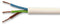 PRO POWER 3183Y-1.50MMWHT Multicore Unscreened Cable, Flexible, Per M, White, 3 Core, 1.5 mm&sup2;
